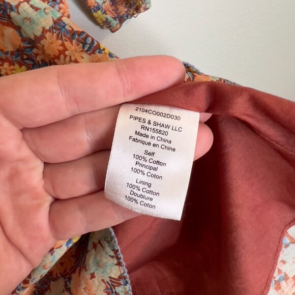 Veronica Beard Floral Cotton Mini Dress – Size 00 - Picture 3 of 4